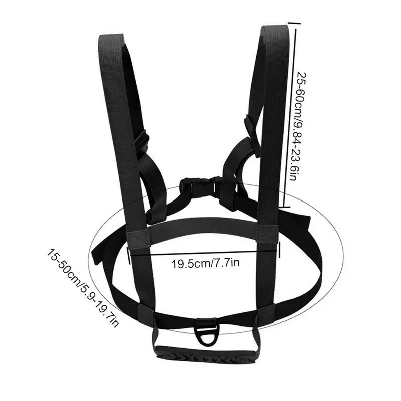Child Ski Harness Toddler Ski Harness Adjustable Multi-Purpose Shock Absorbing Snowboard Straps Speed Control Snowboard