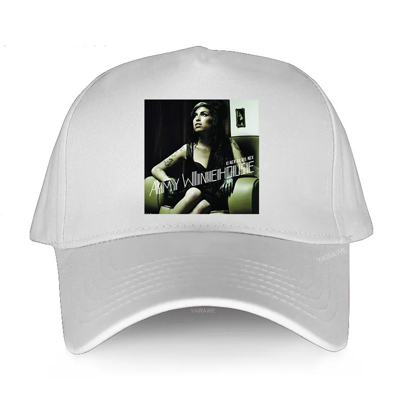 

Hot sale cotton Baseball Cap adult AMY WINEHOUSE BACK TO BLACK NEW OFFICIAL ADULT MUSIC SINGER male casual outdoor fishing hat