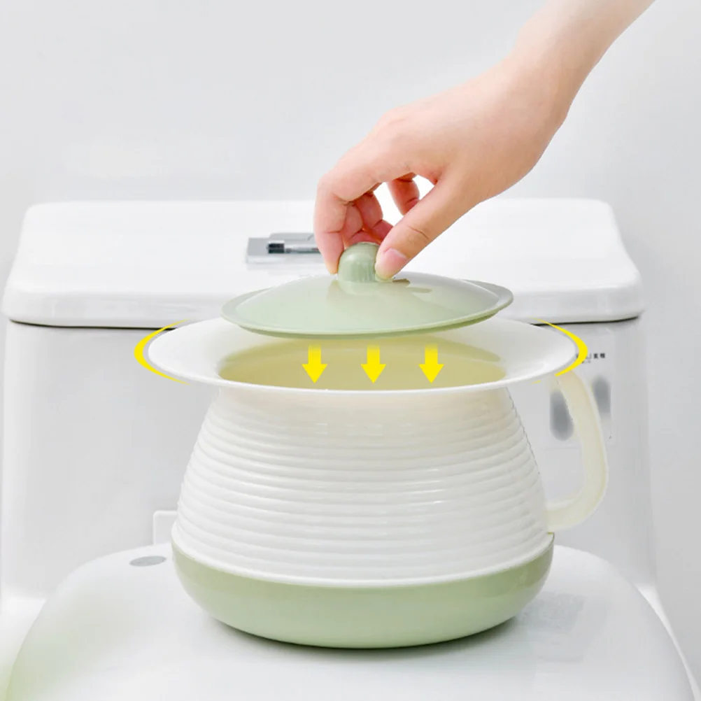 Pot Urinal Potty Chamber Pee Urine Travel Bottle Toilet Plastic Emergency Portable Pots Bed Bucket Lid Spittoon Potties Urinals 3