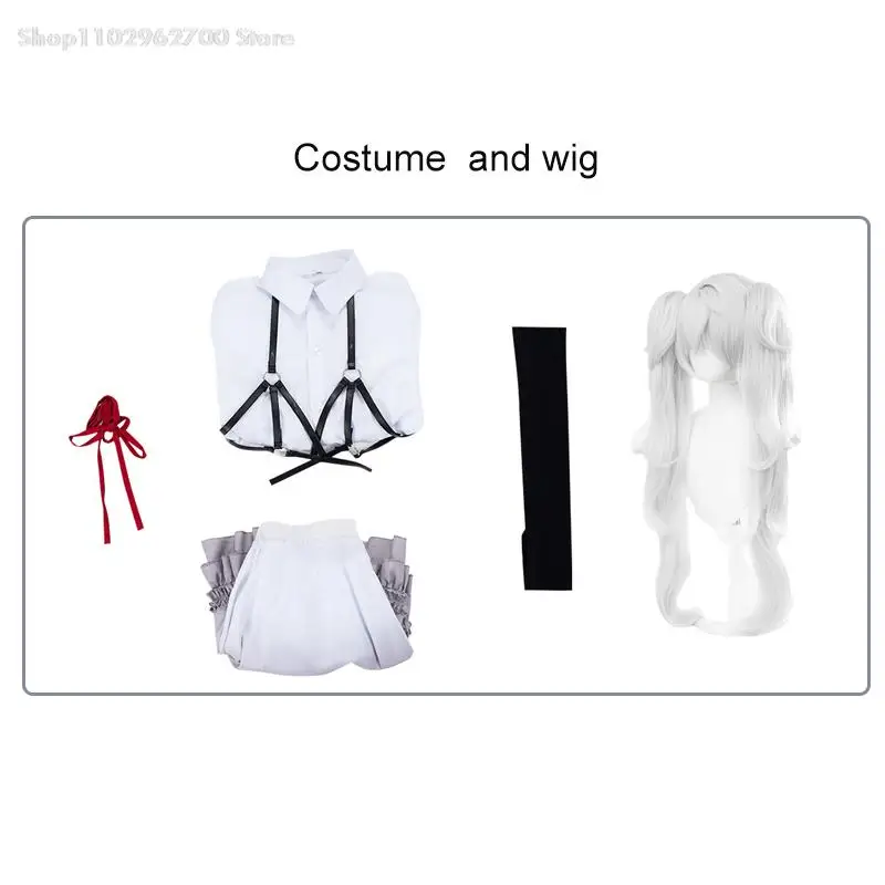 

Cosplay Wig Costume Project Sekai Colorful Stage Feat Dress Uniform Outfits Anime Customize Cosplay Costumes White Dress