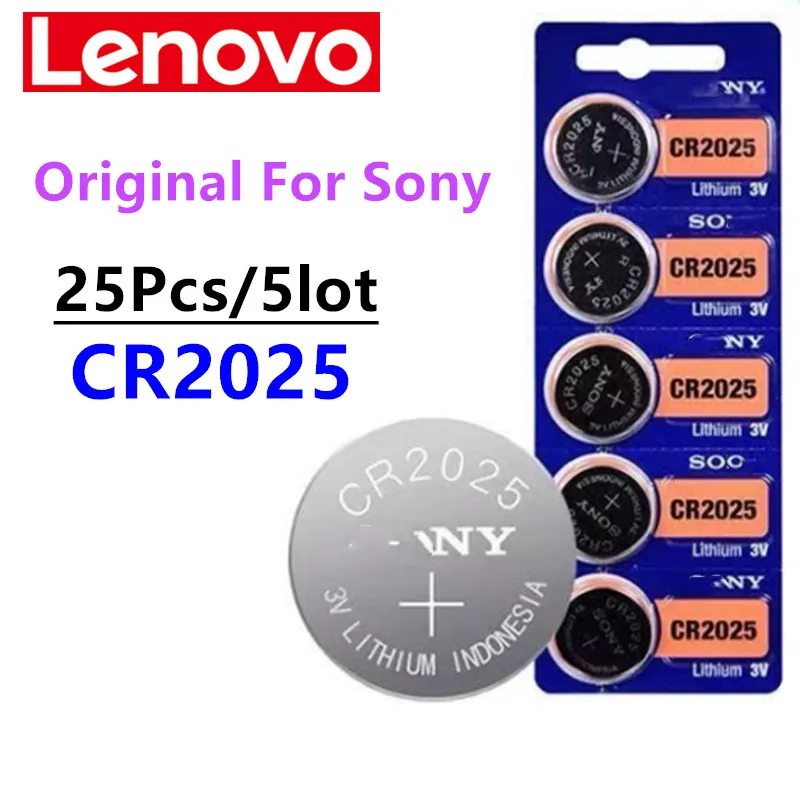 25PCSOriginalForSonyCR2025BatteryCR20253VLithiumBattery
