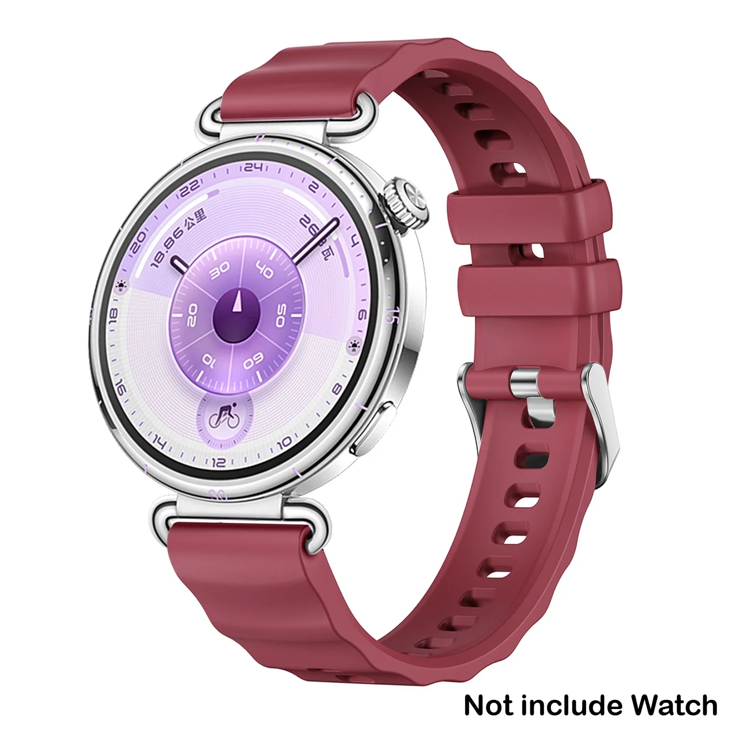 18mm Silicone Soft Sport Watchband Bracelet