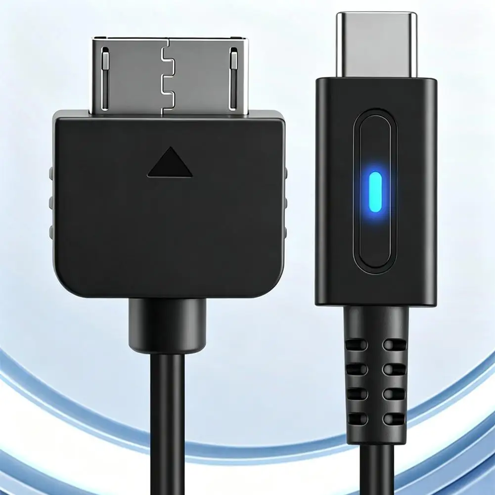 플레이스테이션 비타 1000 컨트롤러 충전 어댑터용 USB C 케이블, PS 비타 1000 콘솔용 LED 변환 케이블, C타입 전원 케이블