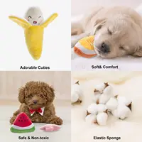 10PCS/lot MixColors Wholesale Pet Dog Toys For Small Dogs Cute Puppy Cat Chew Squeaker Squeaky Plush Toy Pet Supplies 2