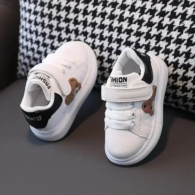 Baby Shoes Newborn Infant Toddler Casual Flat Round Toe Stylish Boys Girls Cotton Sole PU Leather Sneakers First Walkers Sports 2