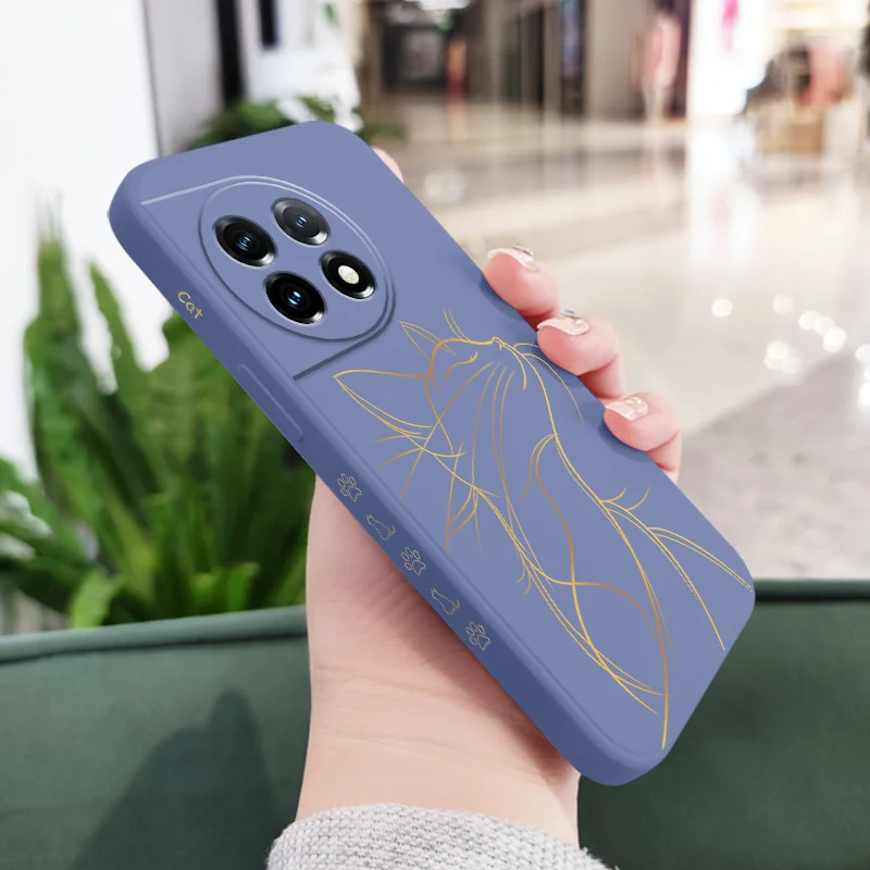 Proud Cat Liquid Silicone Phone Case Cover