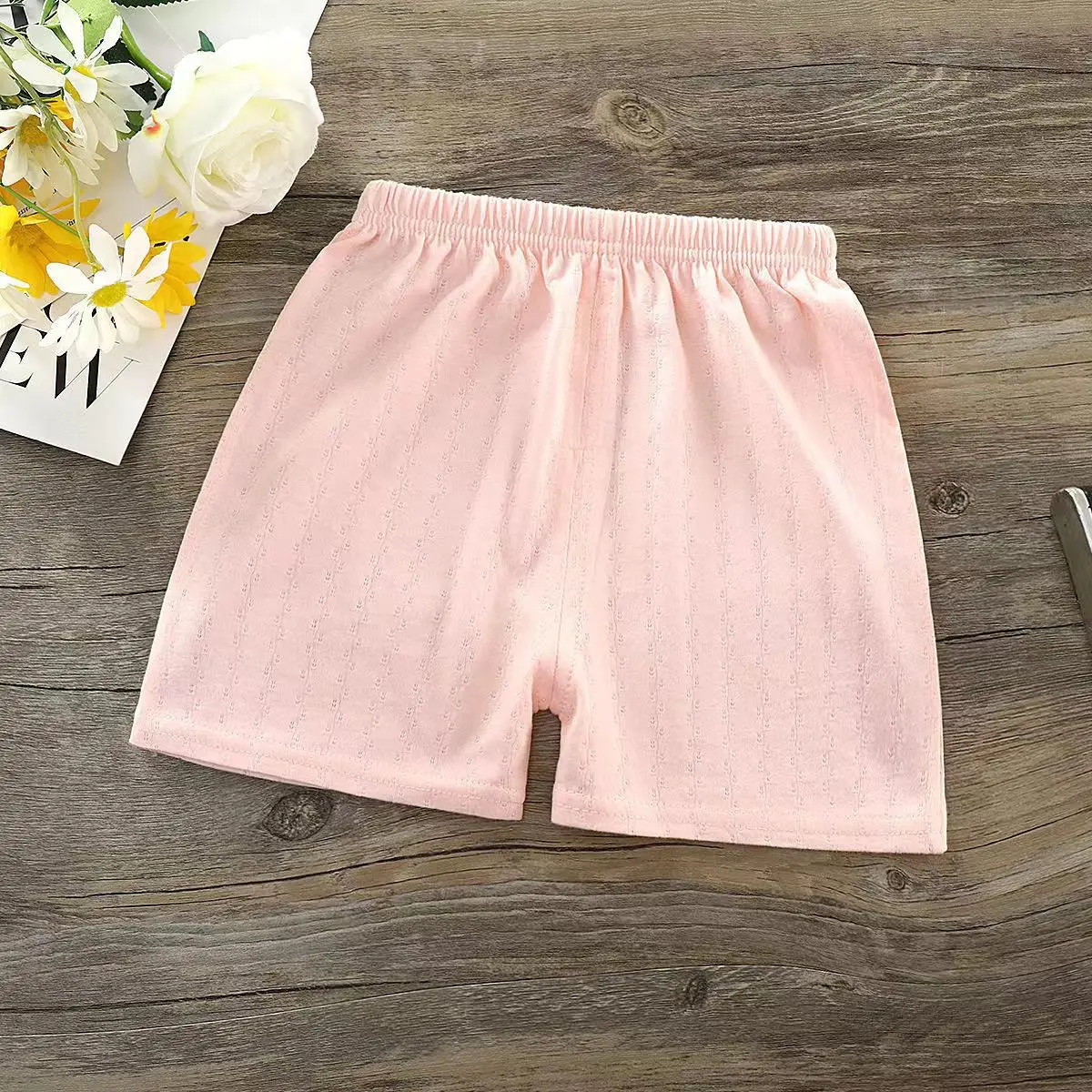 Estate neonato ragazzi ragazze abiti di stoffa pantaloncini sportivi casual per abbigliamento per neonati fasce elastiche pantaloncini sottili in cotone morbido - immagine 5