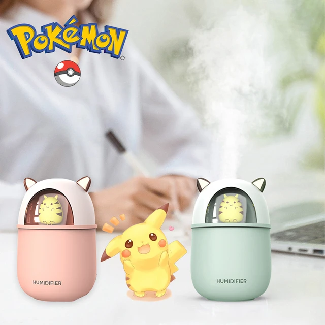 300ml Pokemon Pikachu Air Portable Intelligent Humidifier Cute Animation USB  Essential Oil Aroma Diffuser Mist Maker