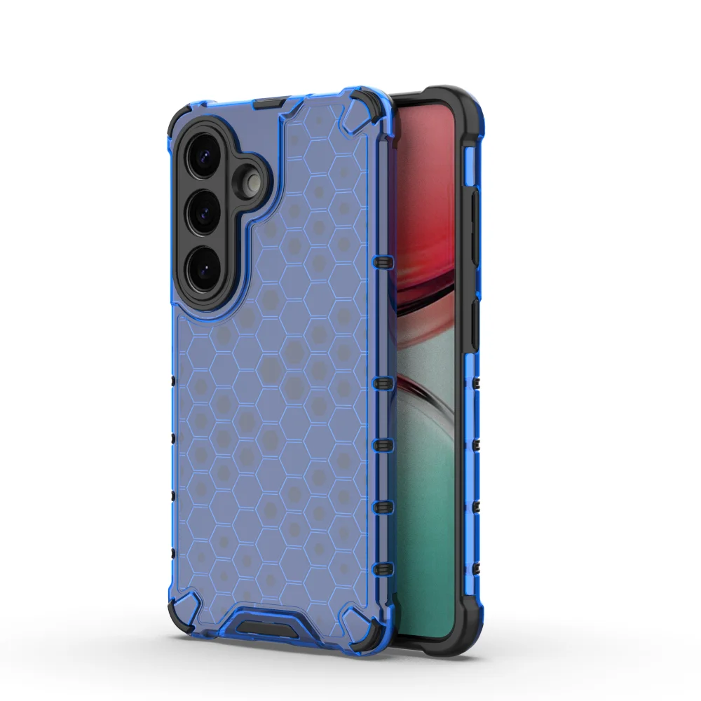 Wabenmuster Transparente Schutzhülle für Samsung S26 Ultra S25 S24 S23 S22 Plus Militärischer Stoßfester Schutz-Bumper – Detail 27
