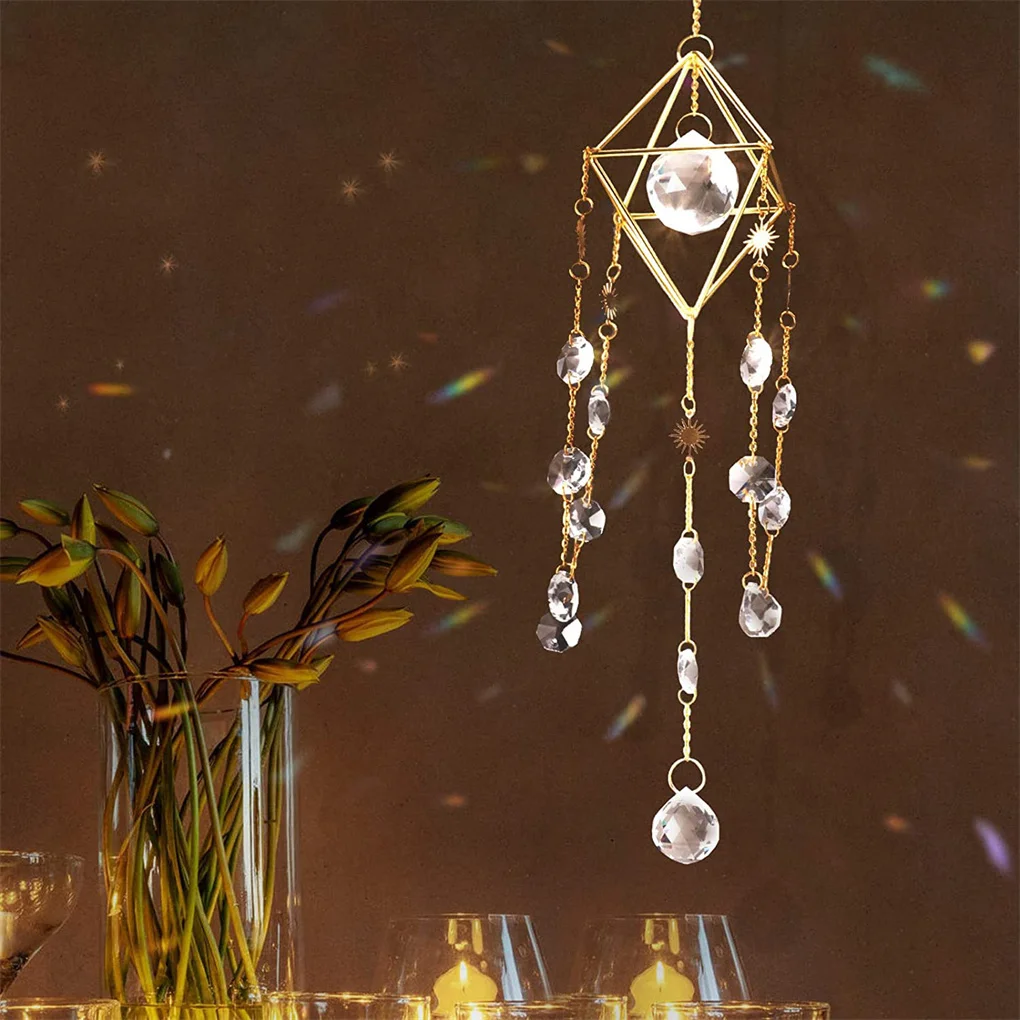 

Crystal Sun Catcher Dangle Window Hanging Pendant Exquisite Indoor