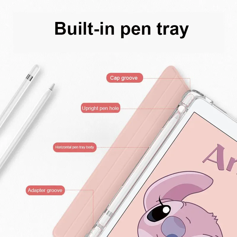 Miniso-capa para Tablet Cartoon Stitch Capa Protetora para Ipad Pro Air 10 Geração 10.9 Mini 2023 - Imagem 6