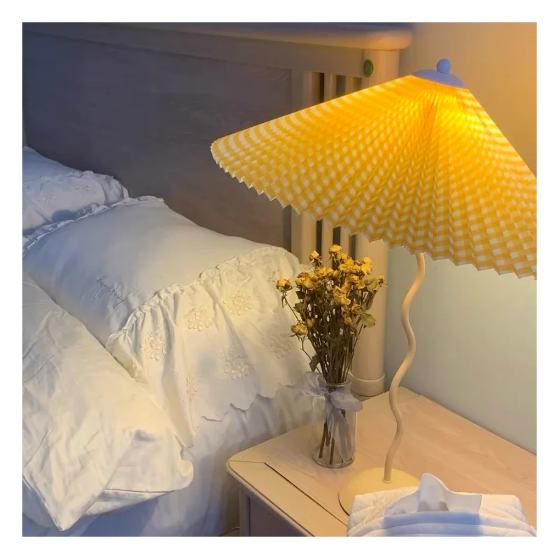

Nordic Bedroom Bedside Led Table Lamps Minimalist Original Table Lights Chinese Style Lamp Umbrella Reading Lights Luminarias
