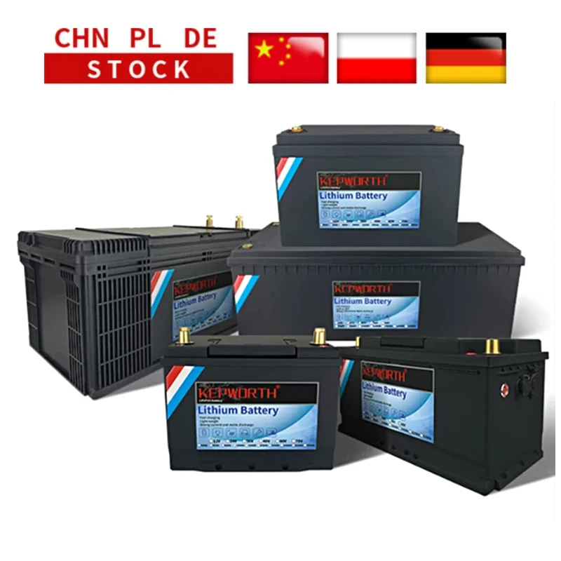 

2024 New 12V 24V 100Ah 120Ah 200Ah LiFePO4 Deep Cycle Battery Built-in BMS Perfect for RV/Camper Trolling Motor Marine Off Grid