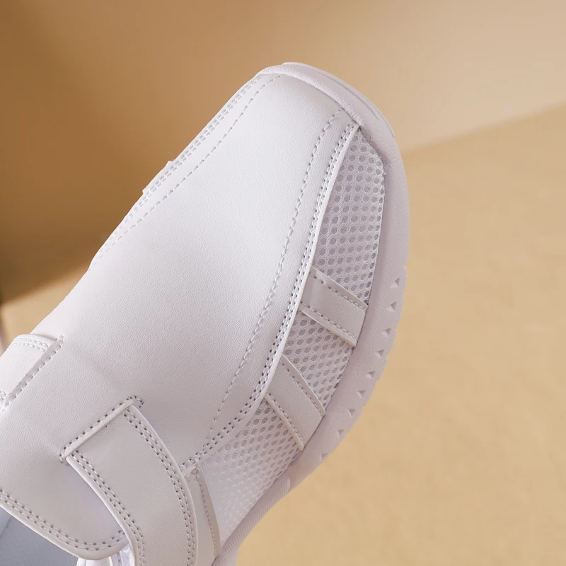 Plus Big Size 47 48 49 Pure White Nurse Shoes Men Women Hospital Working Anti-skid Yacht Footwear Wedding Party 2