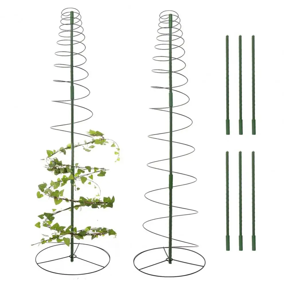 

Vegetable Cage Climbing Plant Support Durable Metal Spiral Plant Trellis Stable Support for Indoor/outdoor Gardens for Vines