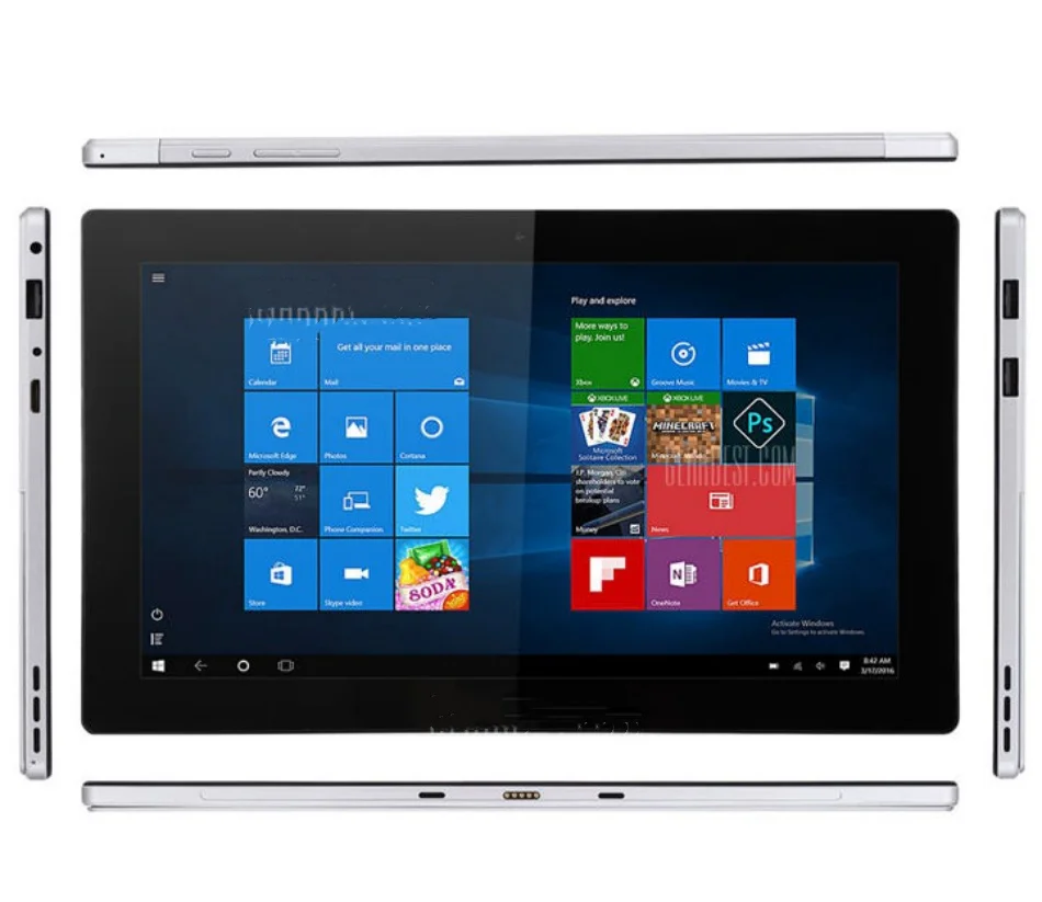 11.6인치 5S 윈도우 10 풀 HD 64비트 태블릿 PC, 인텔 x5-Z8300 쿼드 코어, 4GB DDR3 RAM 64GB ROM, 1920x1080 고해상도