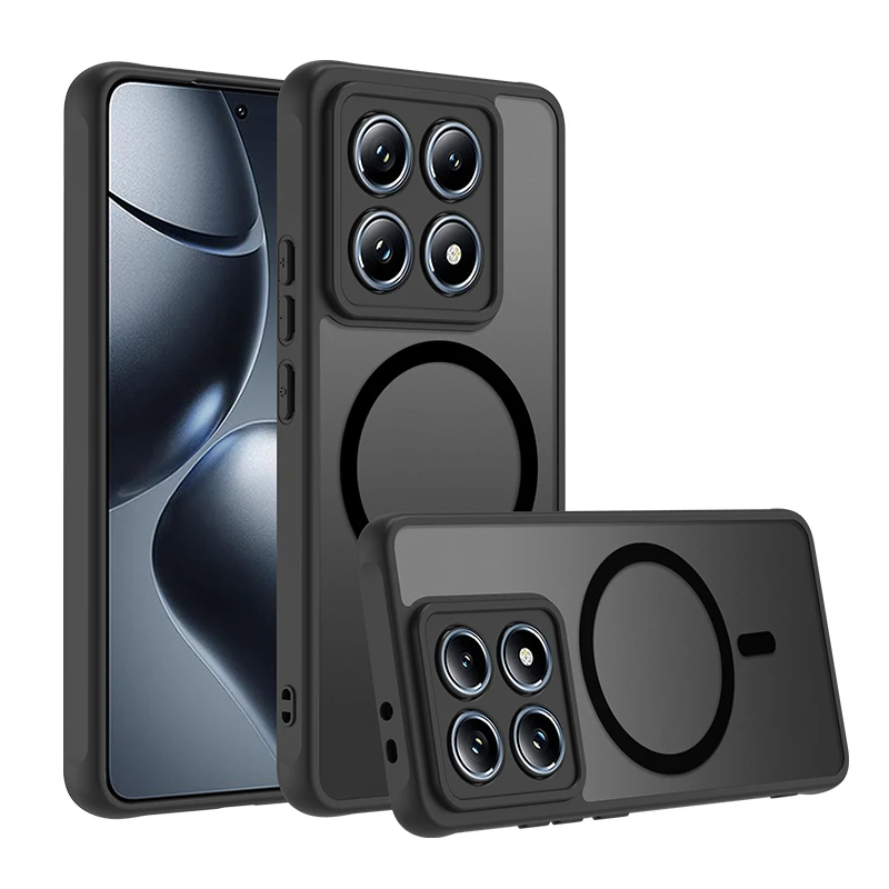 Magnetic Charging Soft TPU Matte Case - Translucent Frosted Shockproof Cover