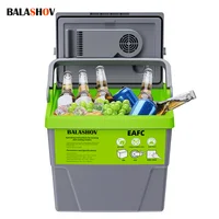 Réfrigérateur portable 220V, réfrigérateur compact pour voiture, camion, cuisine, usage domestique, pique-nique, camping, congélateur silencieux, prise EU 1