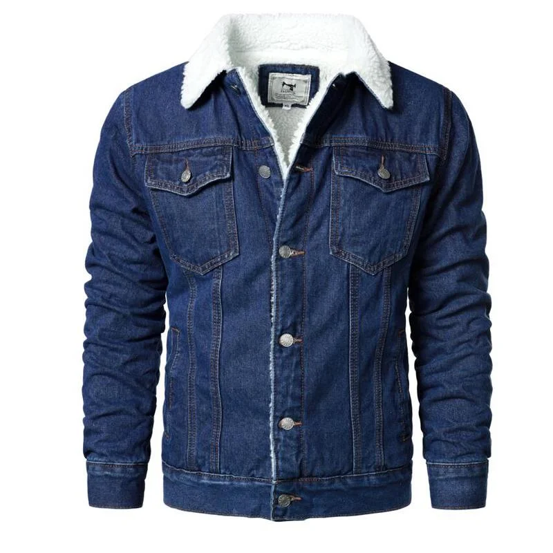Denim Jackets Slim Casual Denim Coats 