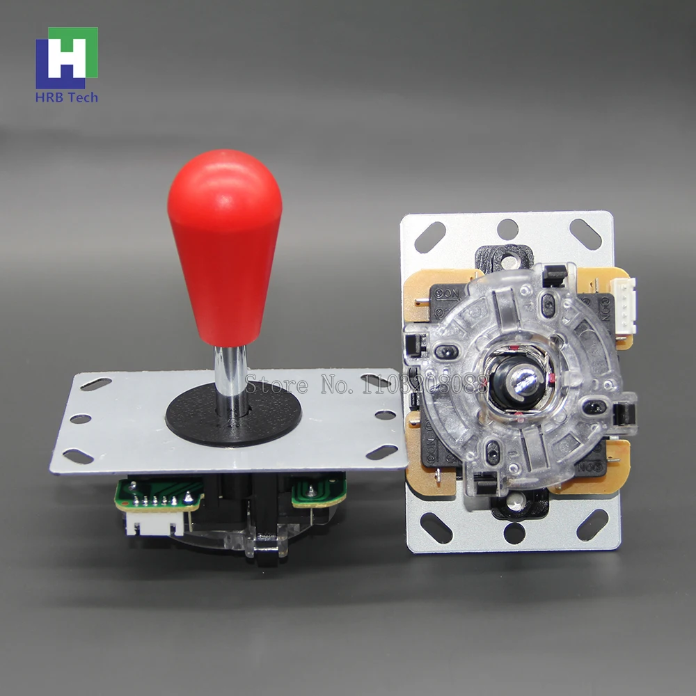 아메리칸 스타일 볼탑 아케이드 조이스틱 5 핀 조이스틱 게임 스틱 아케이드 8 웨이 PC PS3 라즈베리 파이 핸들 콘솔 DIY 부품