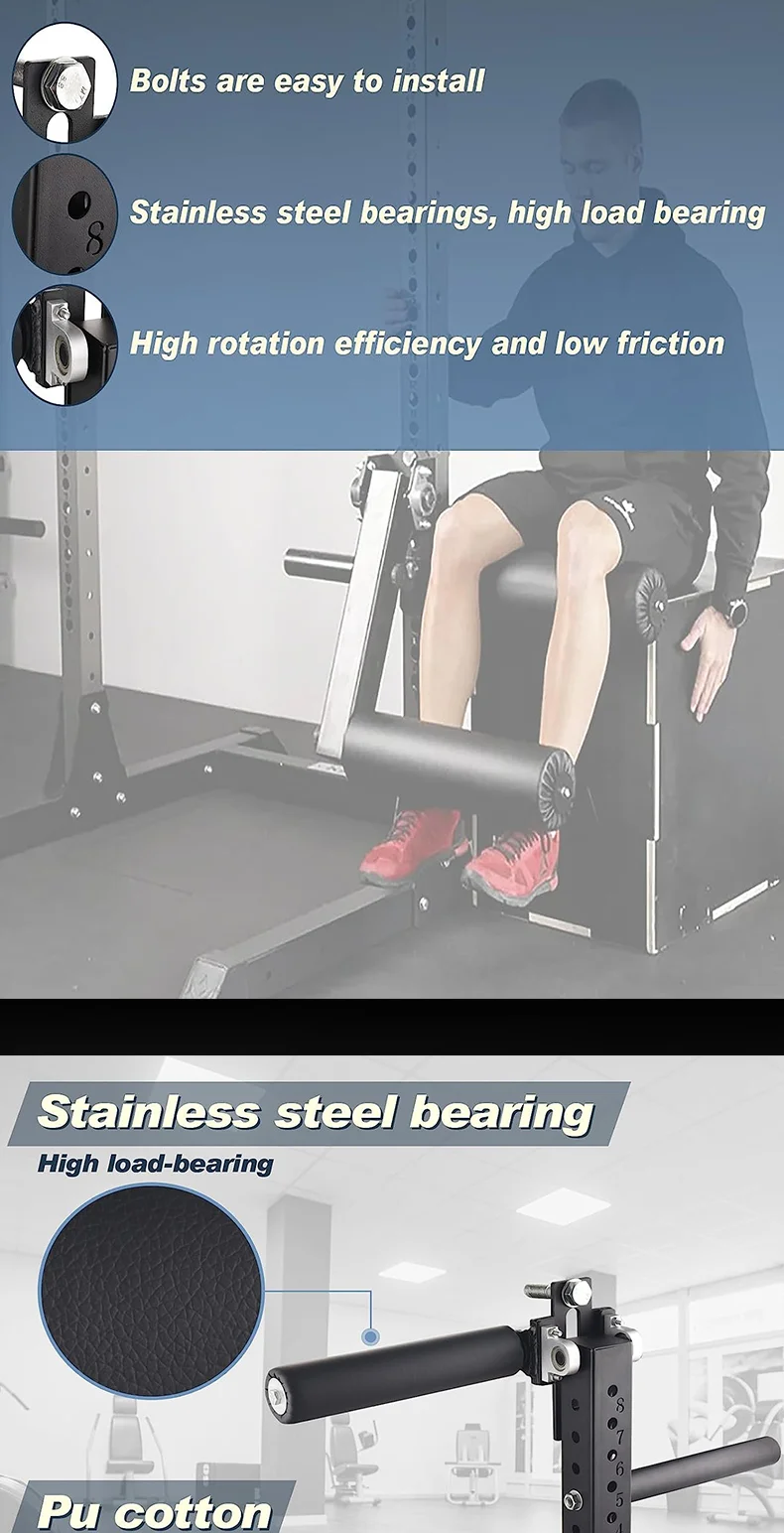 Description Picture 4 of itemLeg muscle group training fitness equipment squat rack seated leg extension accessories