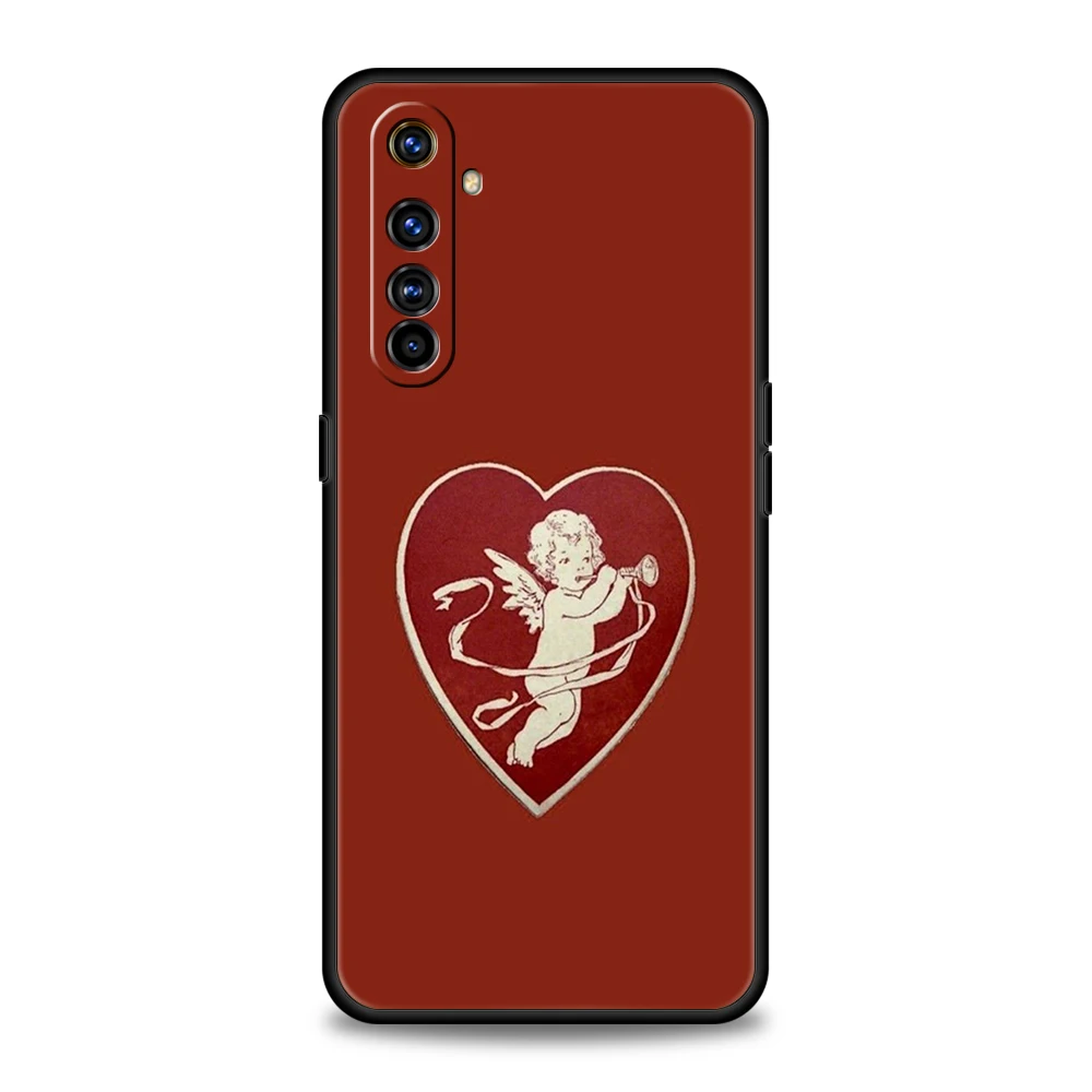Vintage Cupid Angel Design Soft TPU Phone Case