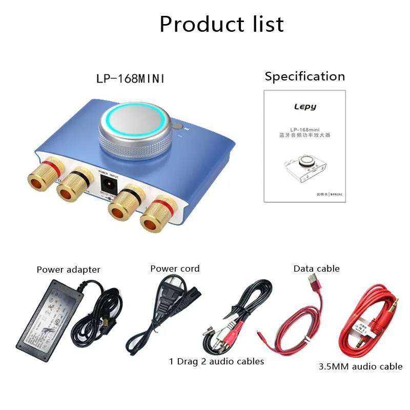 Hi-fi Fever HiFI High power digital amplifier 100W Bluetooth mini stereo headphone amplifier