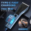 Sejoy Hair Trimmer Electric for Men Women rechargeable LED Display Hair Clipper  Beard Shaving Body Trimmer Professional Barber 3