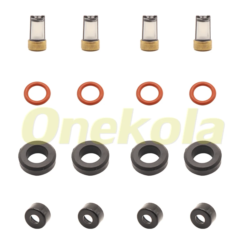 Fuel Injector Seal O-Ring Kit Seals Filters for FJ415 For Toyota Corolla Celica Matrix 1.8L 23250-0D040