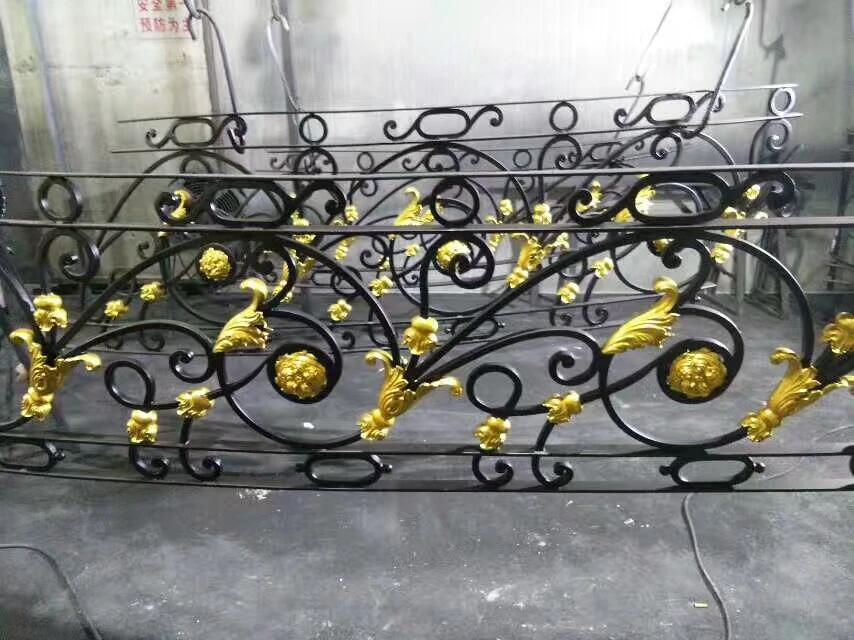 

Wrought Iron Railing Manufacturers China Home Villa Balcony Balustrades Staircase Wr8