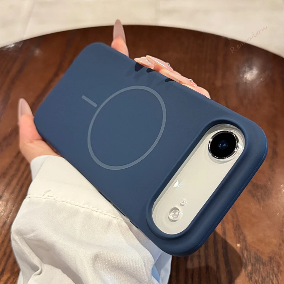 Premium Liquid Silicone Magnetic Phone Case with MagSafe Protector Cover