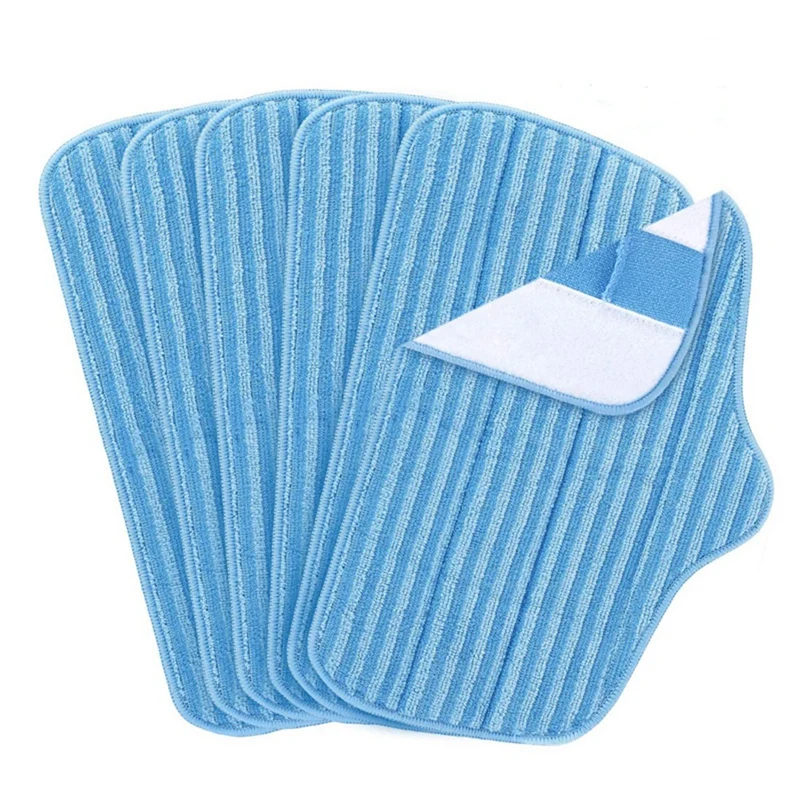 5 Pz Microfibra Steam Cleaner Pads Mop Panno Mop Panno Per Mcculloch Mc1275 Steamfas Sf-275 Sf-370