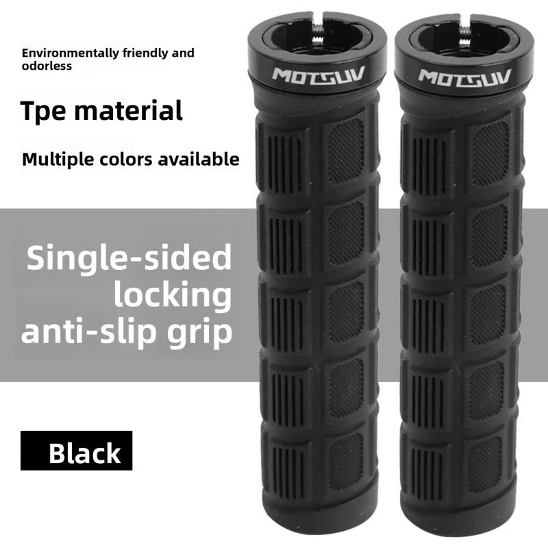 Dual Color Lock-On Anti-Slip Ergonomic Bike Handlebar Grips