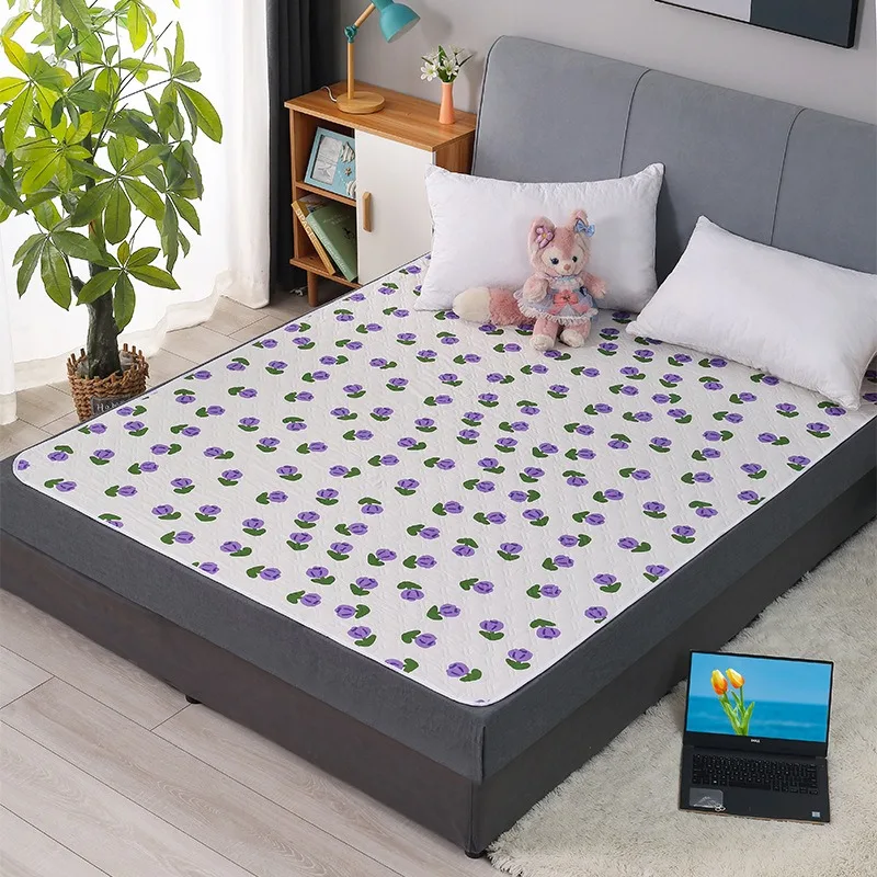 Waterproof Washable Menstrual Pad Mat for Girls Dormitory Period Bedding Anti-Slip Absorbent Small Mat for Side Leak Protection 5