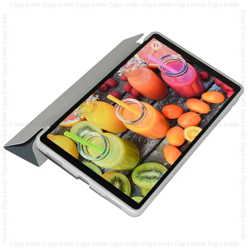 Tri-Folding Stand Cover with Soft TPU Back