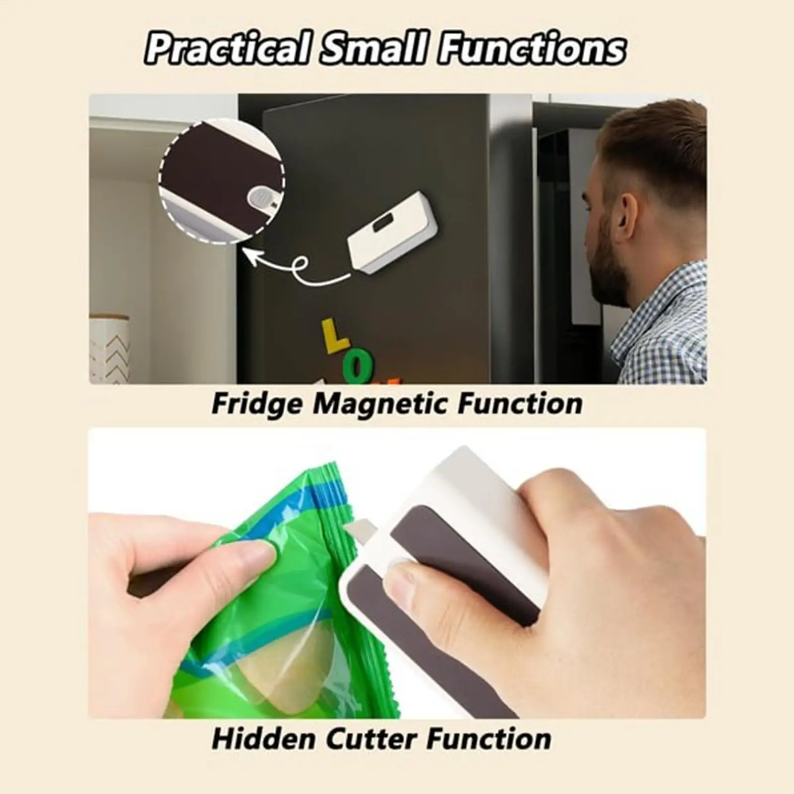 Mini Sealer Rechargeable Adjustable Speed LED Display Heat Seal With Cutter Electric Handheld Sealer Machine for Chip Snack Bag 4