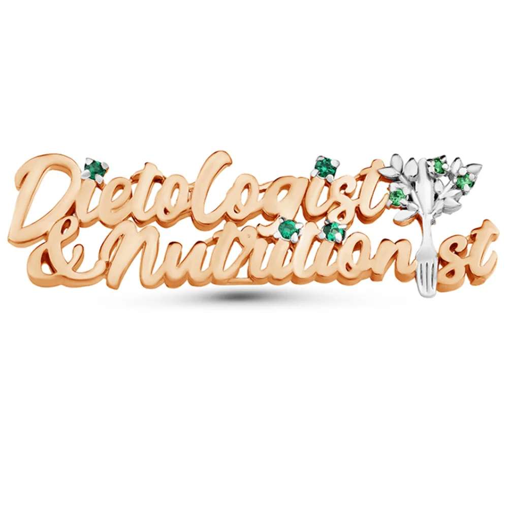 

Dietitian-Nutritionist Brooch Pin Medical Science Health Lapel Badge Jewelry Accessories for Nutrition Enthusiasts Gifts