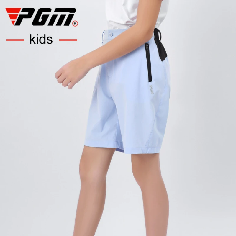PGM Boys Golf Shorts Summer Children Elastic Band Pants kids Casual Sports Wear Clothing Casual Commuter Clothes Suit KUZ105