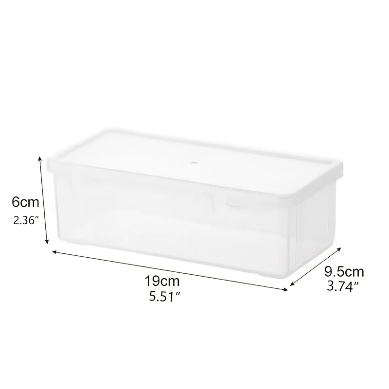 Description Picture 2 of item1/5pcs Transparent Plastic Storage Box To Store Small Items Toys Ornaments Jewelry Stickers Cards Organizer With Buckle DIYstuff