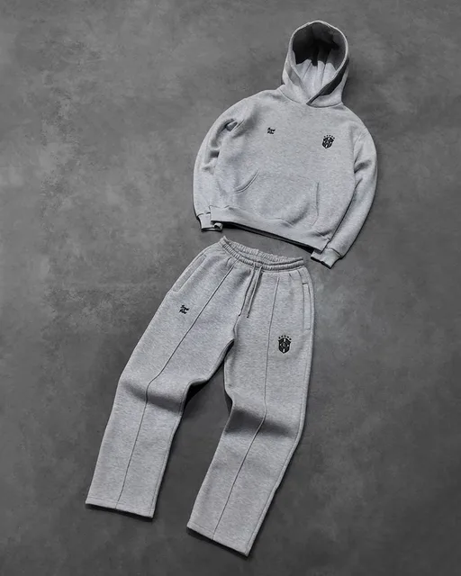 Y2k Men Clothing set Street retro Gothic tracksuit Harajuku Trend Hip Hop personality pattern embroidery oversized tracksuit 1