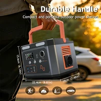 Station d'alimentation portable 600W avec panneau solaire 100W (en option) Générateur solaire 100000MAH pour la maison, la secours domestique, le camping en extérieur et les camping-cars 5