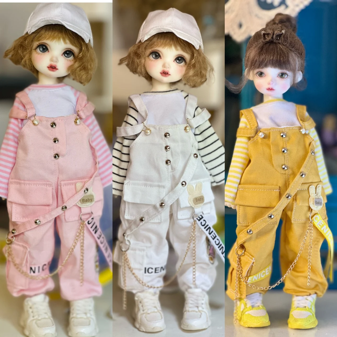BJD 1/4 ドール 衣装 人形服 5点セット Sf4fc6e73a5224b1aa5ed06d95f35d