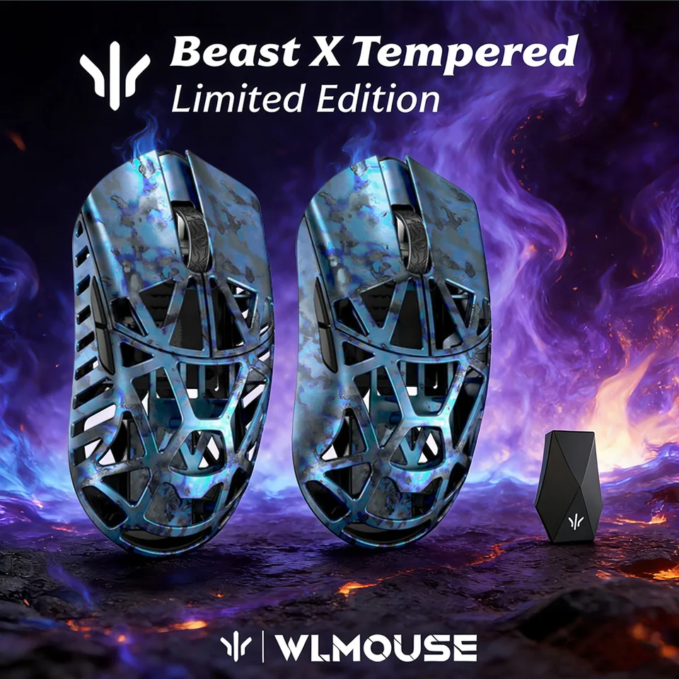 Limited Edition】WLMOUSE Beast X Series Tempered Magnesium Gaming