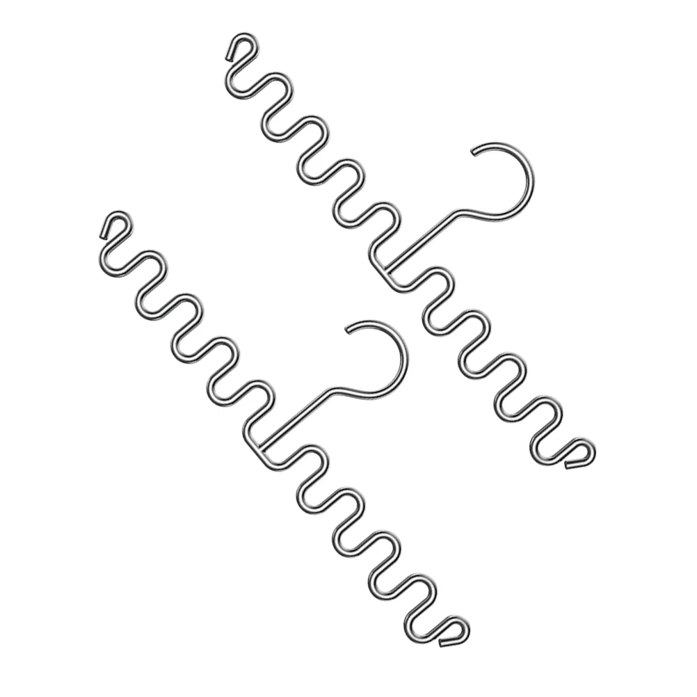 

2 Pcs Wave Clothes Hanger Racks for Hangers Closet Organizer Drying Artifact