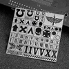 1/32 1/35 Warhammer 40K Star Warrior Tank carrier special identifier Symbol Stainless Stencils Leak Spray Plate 1