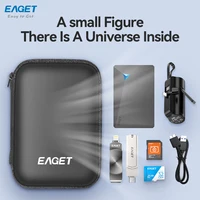 Eaget 2,5-дюймовый чехол для жесткого диска, портативная сумка для жесткого диска для внешнего портативного жесткого диска, чехол для хранения, защита черного цвета — изображение 2