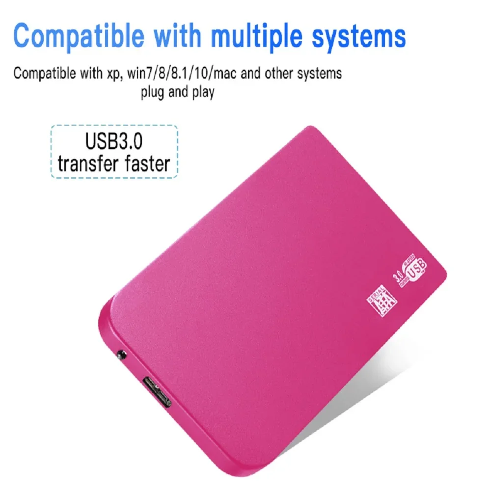 High Speed Portable SSD 1TB 2TB External USB Hard Disk Solid State Drive Mobile Mass Storage for Xiaomi for Laptop Phone