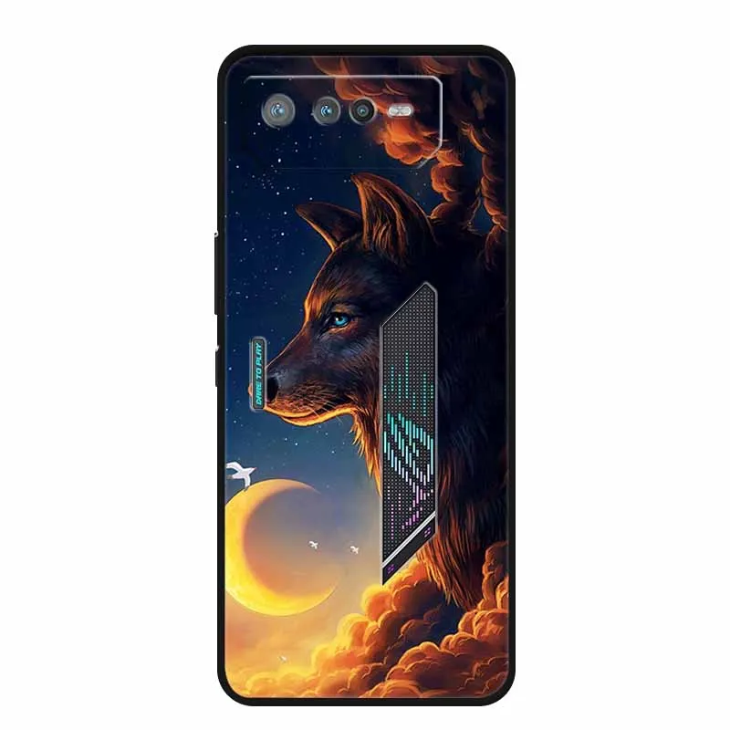 Fashion Soft TPU Silicone Back Case for Asus ROG Phone - Trendy Protective Phone Cover Bumper