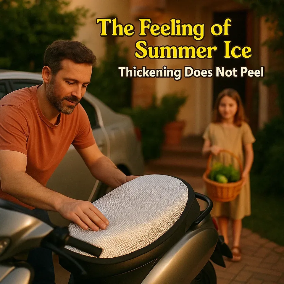 Motorcycle Rain Seat Cover Sun Protection Waterproof  Heat Insulation Saddle Cover Durable Seat Protect Motorcycle Accessories ﻿