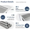33x22 Kitchen Sinks Workstation, Drop In Stainless Steel Single Bowl Handmade Topmount Kitchen Sink w/Cutting Board 5